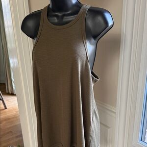 Free People Olive Tank Top